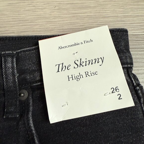 Abercrombie and Fitch The Skinny High Rise Size 26 NWT - Picture 3 of 12